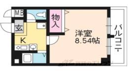 ヴィラカラスマ五条間取り図面