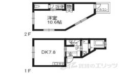 ビアンフェ下鴨　西棟間取り図面