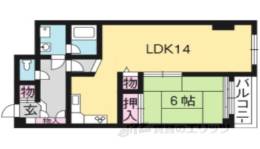 レトロマンション３間取り図面