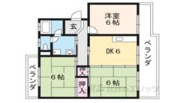 栗東ハイツＢ棟間取り図面