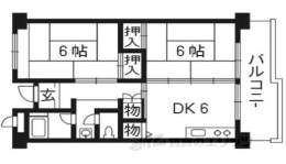 久御山団地17号棟間取り図面