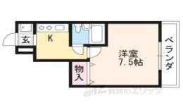 エステート朱雀間取り図面