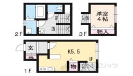 メゾネットＹ’ｓ間取り図面
