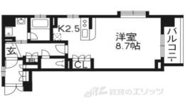 ベラジオ五条堀川間取り図面