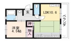 コーポ近江間取り図面