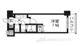 ライオンズマンション京都河原町第三間取り図面