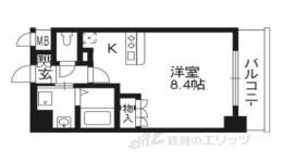 エスリード烏丸五条駅前間取り図面