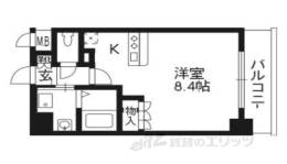 エスリード烏丸五条駅前間取り図面