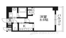 エスリード烏丸五条駅前間取り図面