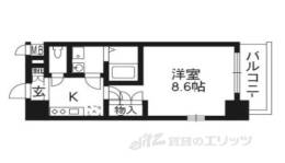 エスリード烏丸五条駅前間取り図面