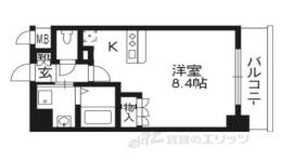 エスリード烏丸五条駅前間取り図面