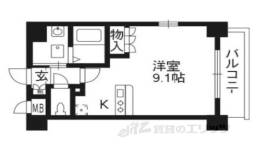 エスリード烏丸五条駅前間取り図面