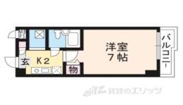 パラドール西院ＰＡＲＴ１間取り図面