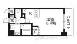 エスリード烏丸五条駅前間取り図面