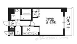 エスリード烏丸五条駅前間取り図面