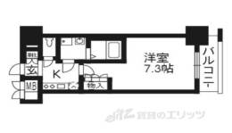 エスリード烏丸五条駅前間取り図面