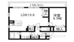 アパルトマン505間取り図面