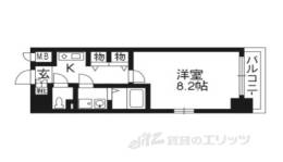 サムティ京都御池601間取り図面