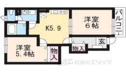 パレミニョン２間取り図面