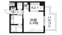 アスヴェル京都西京極501間取り図面