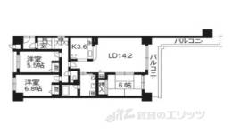 パデシオン京都駅前間取り図面