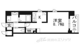 エイペックス京都東山三条間取り図面
