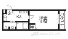 フラッティ西本願寺間取り図面