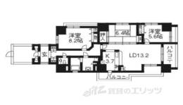 ファヴィエ四条西洞院１００７間取り図面