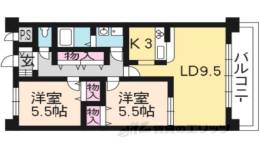 アイリス岸場間取り図面