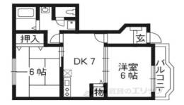 シャン・ド・フルール間取り図面