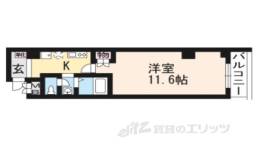 ベルセゾン京都駅前間取り図面