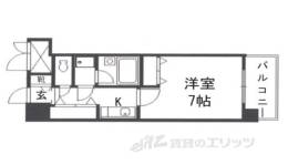 ライオンズマンション四条堀川間取り図面