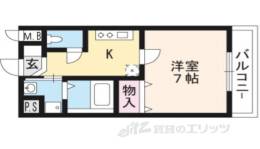 ウィズナスコート宝ヶ池間取り図面