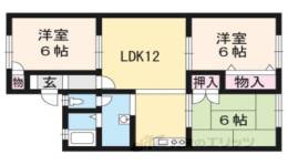 オクイハイツ間取り図面
