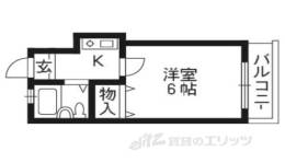 レオパレスシティー西大路間取り図面
