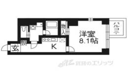 アスヴェル京都二条駅前間取り図面