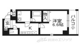 アスヴェル京都二条駅前間取り図面