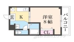 Ｃａｒｌｖｉｌｌａ百万遍間取り図面