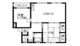 修学院住宅Ａ棟間取り図面