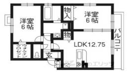 リビングタウン木津川Ｂ棟間取り図面