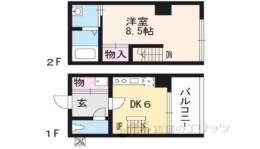 Ｙ’ｓ　Ｆｌａｔｓ西陣間取り図面