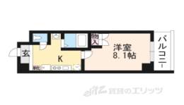 マインズ・コム四条大宮間取り図面