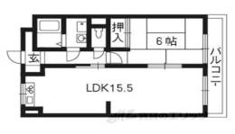 シャトー洗堰２間取り図面
