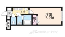 プルーリオン山科駅前間取り図面