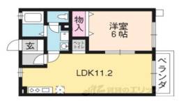 クレール北野Ｃ棟間取り図面