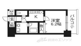 アスヴェル京都外大前間取り図面