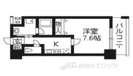 アスヴェル京都外大前間取り図面