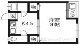 洛南ハイツ間取り図面
