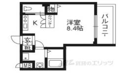 エステムプラザ京都烏丸五条間取り図面