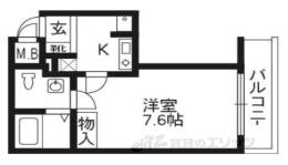 ソーシア西院間取り図面